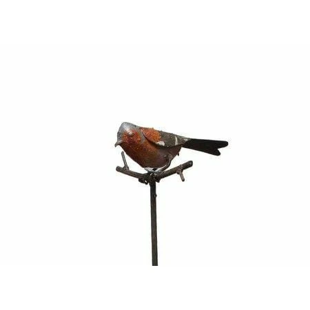 Tutor Pinzón - Pájaro decorativo en metal reciclado Arrosoir & Persil