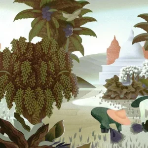 Papel Mural - Hills Sapa - 97591 ARTE
