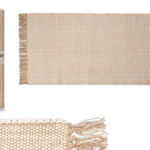 ALFOMBRA ARTESANAL BEIGE NATURAL 80X140CM ARTEREGAL