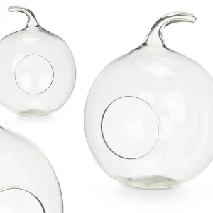 MANZANA CRISTAL CON AGUJERO 24CM ARTEREGAL