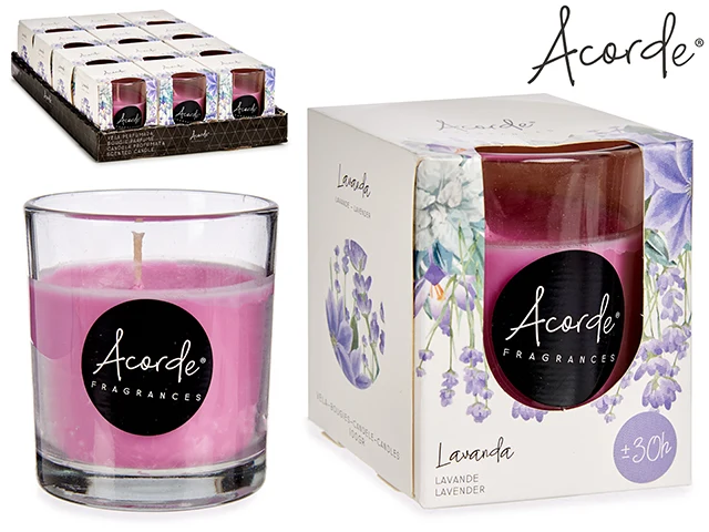 VELA VASO 30 HORAS LAVANDA ARTEREGAL