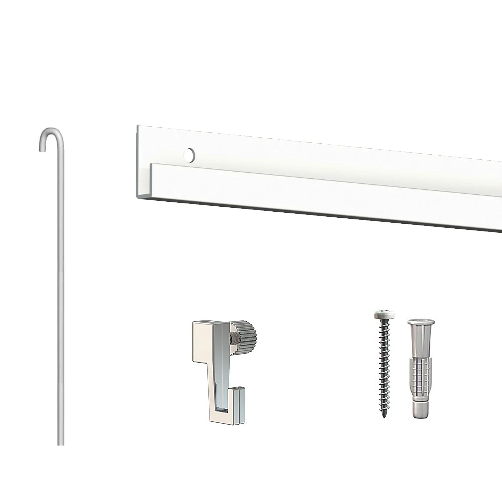 Riel para cuadros Artiteq Classic ECO Box + varillas - Kit para colgar cuadros