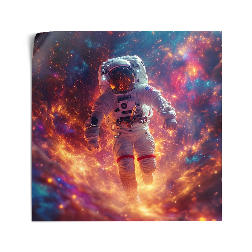 Astronauta Caminata Espacial Poster