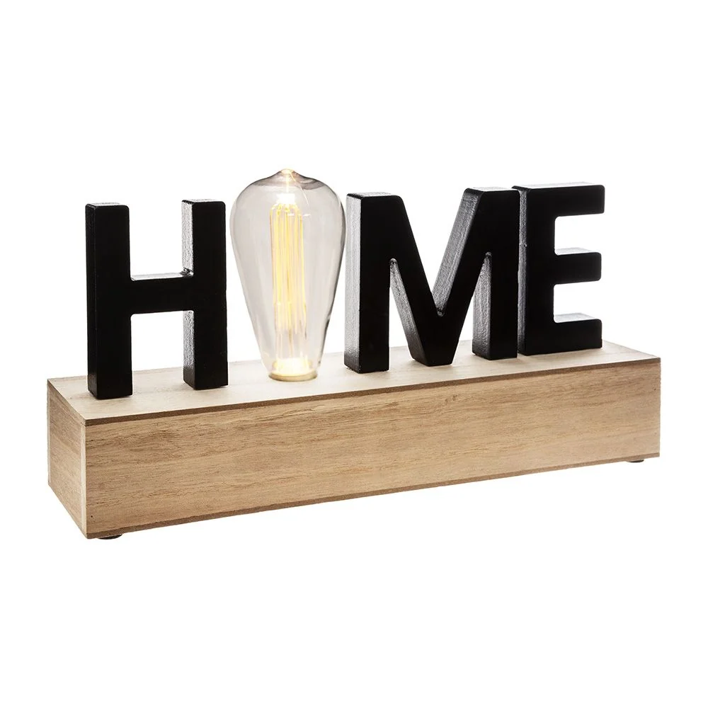 FIGURA LED 'HOME' E27 PILAS 34 x 16 x 8 cm ATMOSPHERA