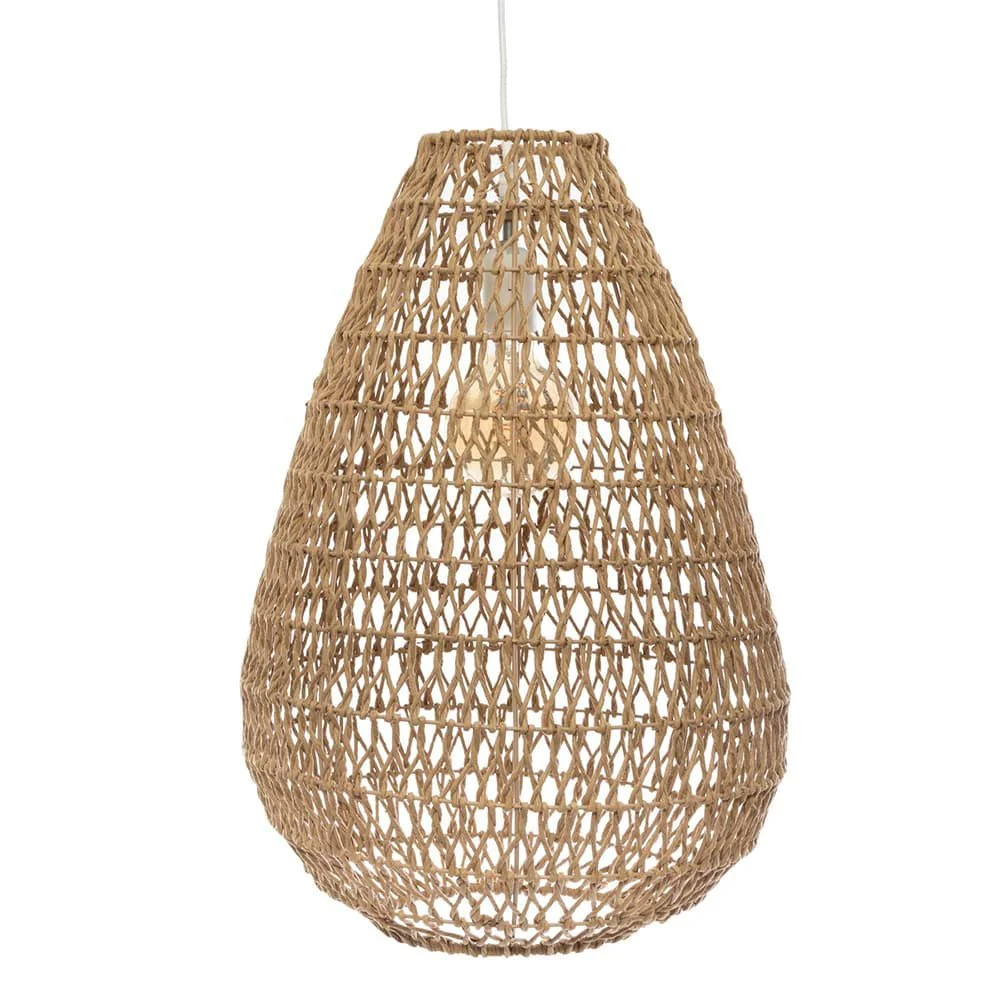 LÁMPARA DE TECHO COLECCION 'TRESSÉ' E27 COLOR ARENA 55 x 37,5 cm ATMOSPHERA