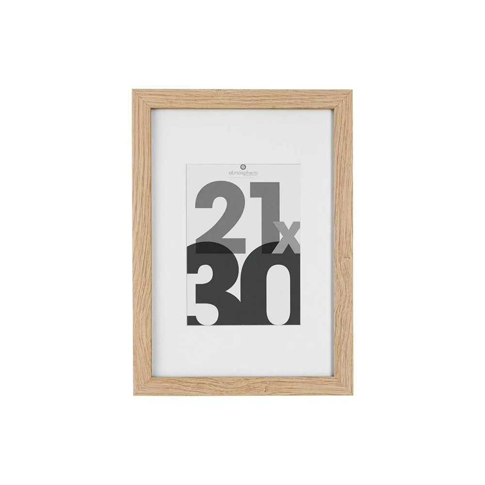 MARCO DE FOTOS EN MADERA NATURAL 21 x 30 cm ATMOSPHERA