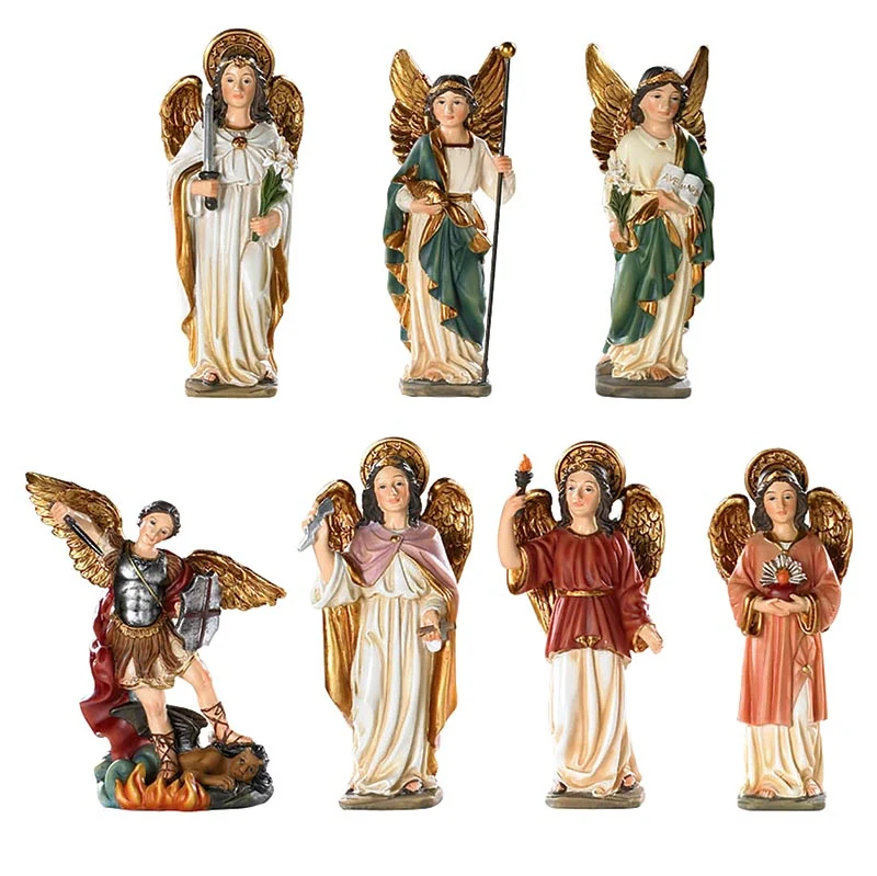 Estatua del Arcángel de 5" - Juego de 7 Avalon Gallery