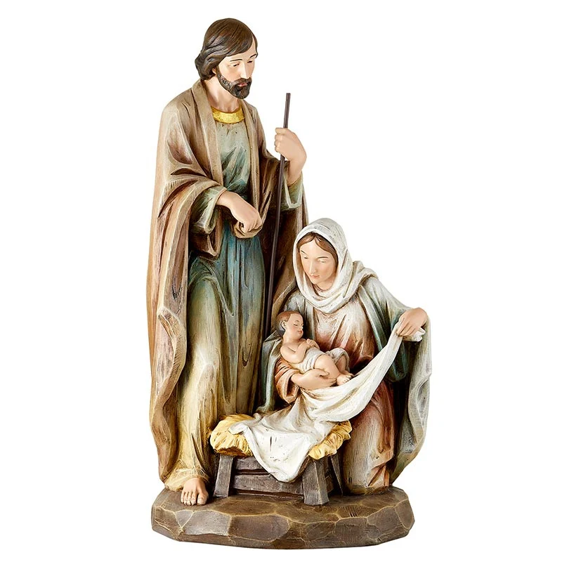 Estatua de la Natividad de la Sagrada Familia de 17" de alto Avalon Gallery