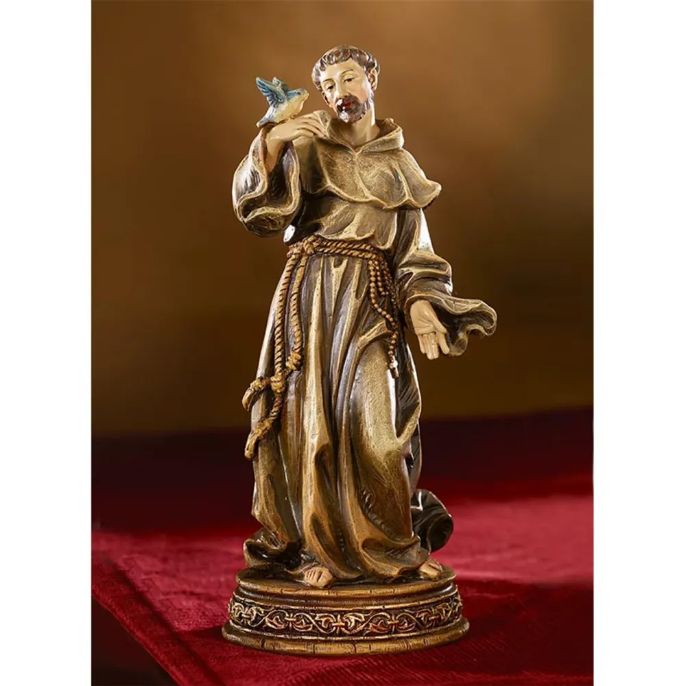 Estatua de San Francisco de 6,25 pulgadas de alto. Avalon Gallery
