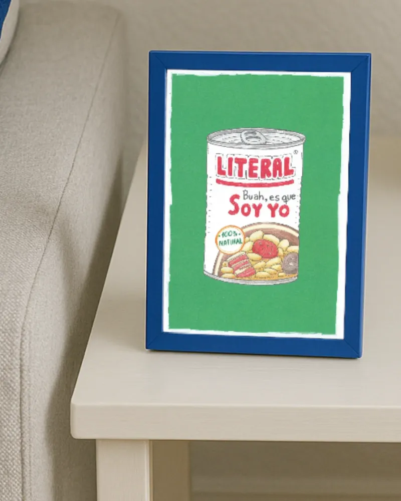 Lámina Literal. Buah, es que soy yo Ave Felix