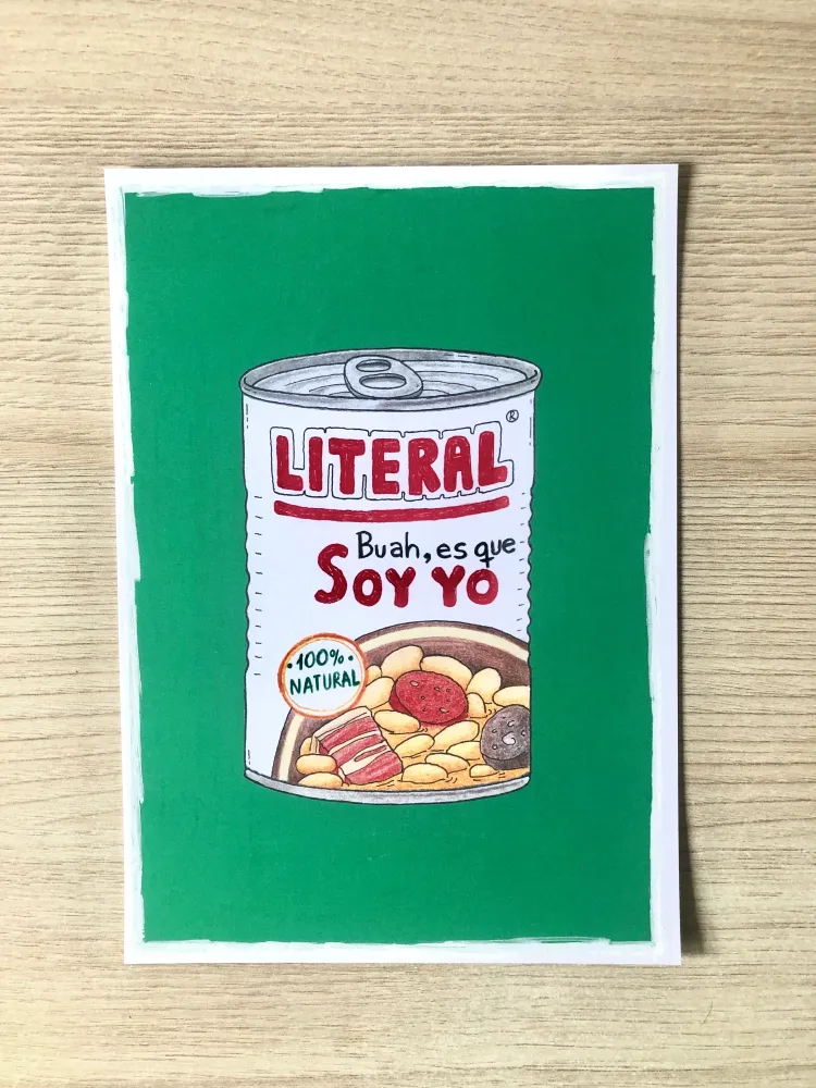 Lámina Literal. Buah, es que soy yo Ave Felix