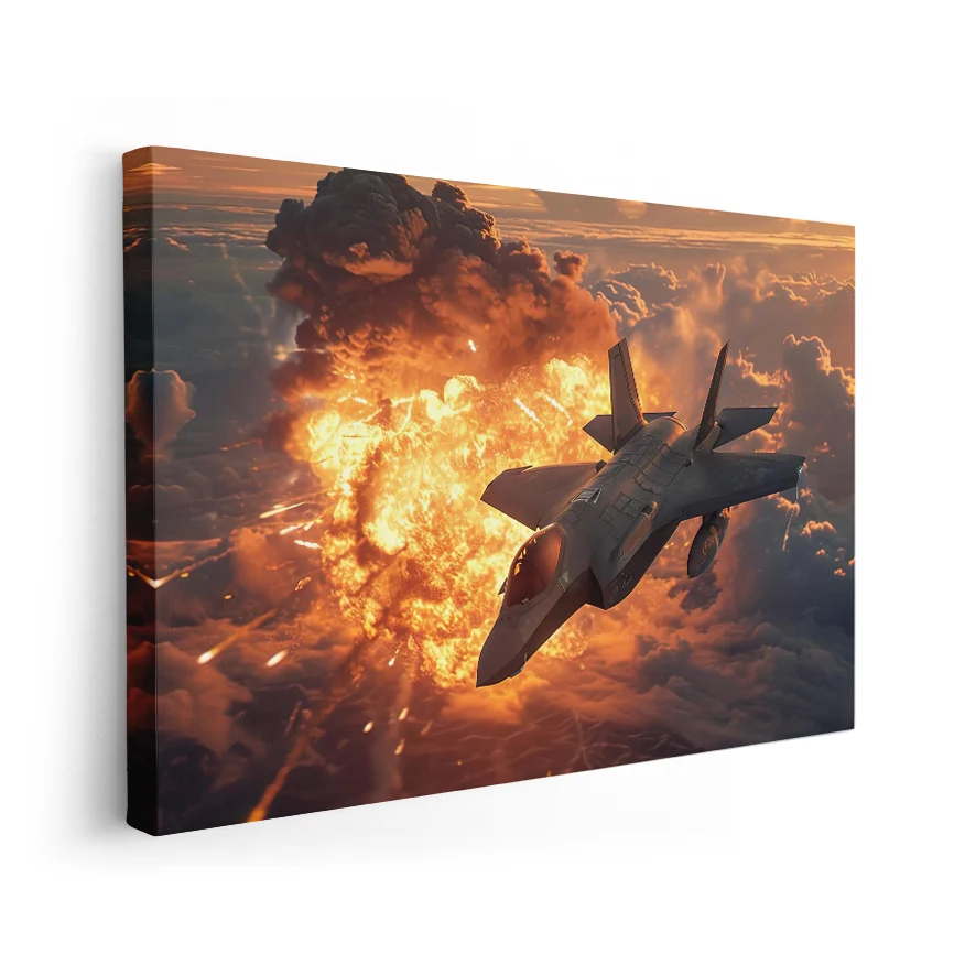 Avión Ataque Bombardero Poster