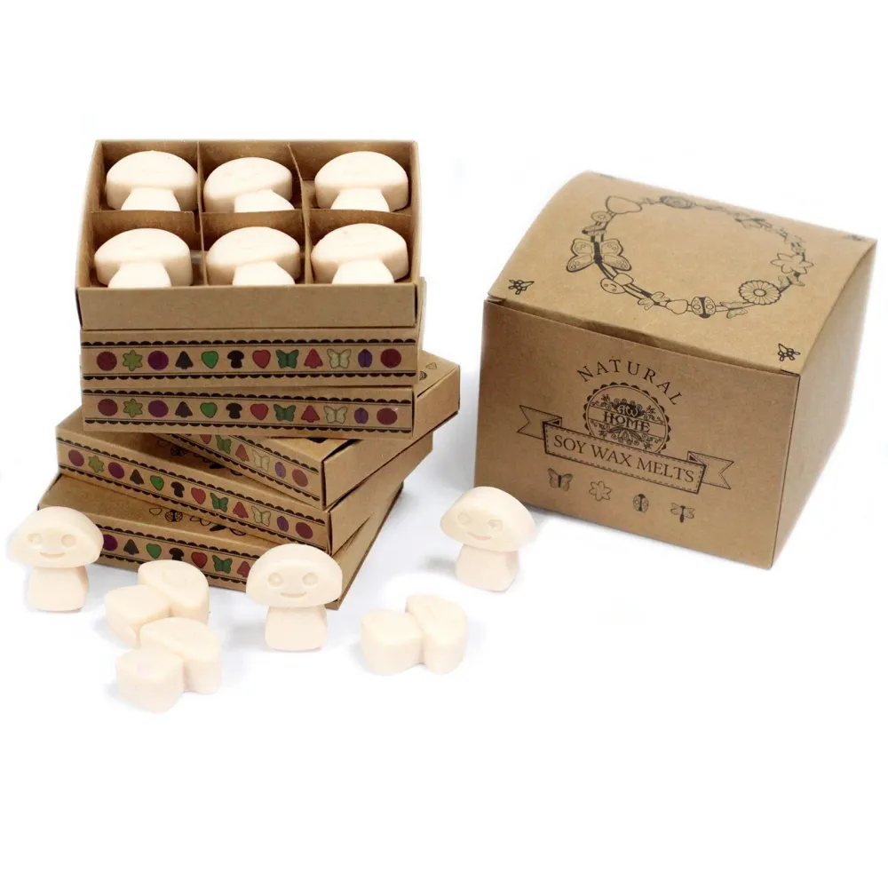 Caja de 6 Ceras de Soja – Nuez Moscada y Vainilla AWArtisan Dropship