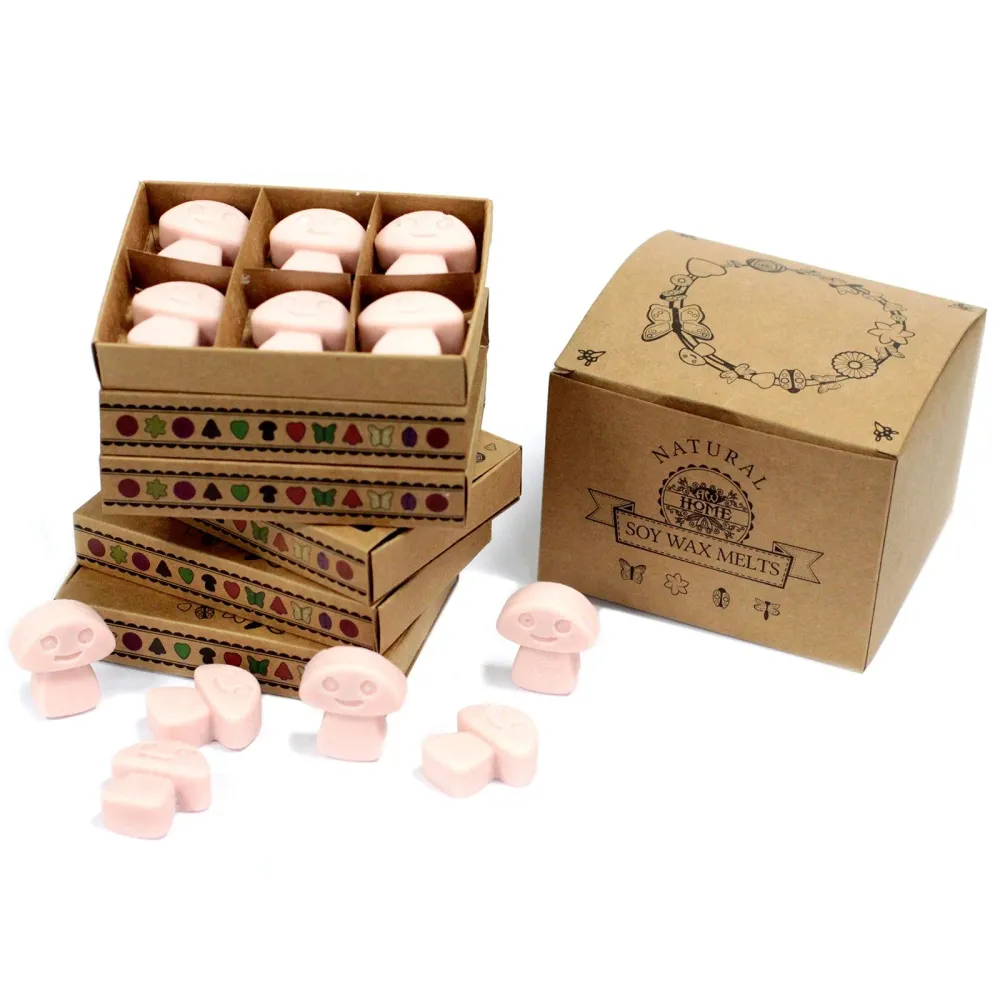 Caja Regalo de 6 Ceras de Soja – Jengibre AWArtisan Dropship