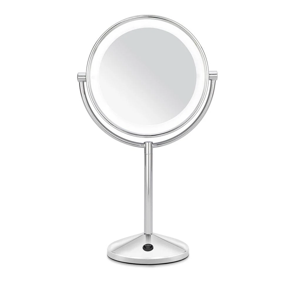 ESPEJO PIE CROMADO LED X10AU BABYLISS