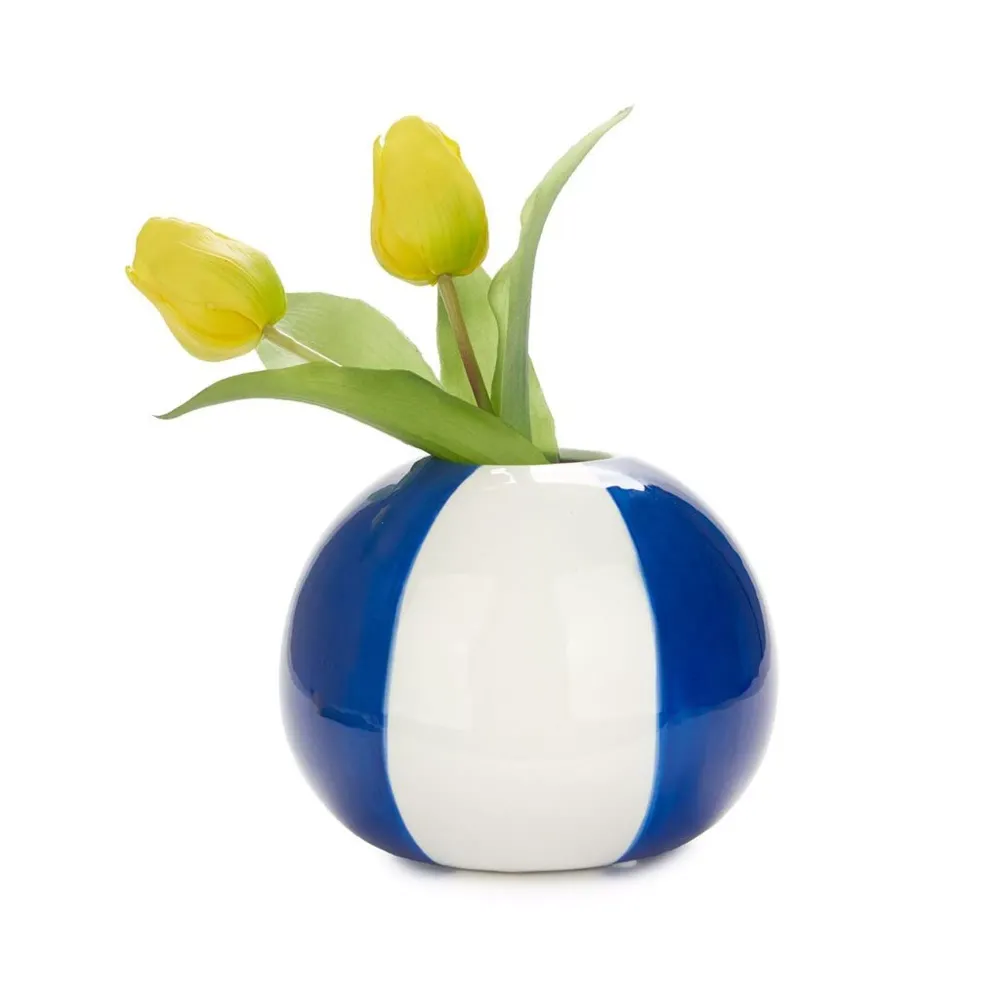 Florero,Beach Ball,azul,cerámica,14 cm Balvi