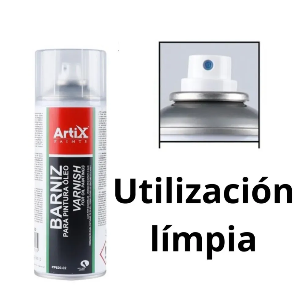 Barniz spray protección pintura al oleo. Protector de luz, polvo y envejecimiento. Conservación pinturas y obras