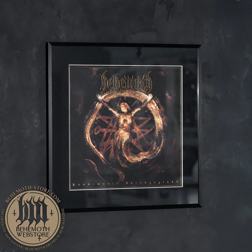 “Pandemonic Incantations” – Album Cover (Framed 40×40 cm) Behemoth Behemoth Webstore