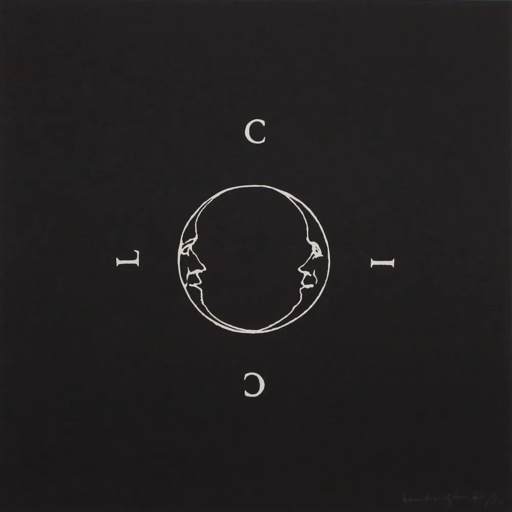 BENTIVOGLIO Mirella, Coincidentia oppositorum, 1988, Serigrafí original firmada