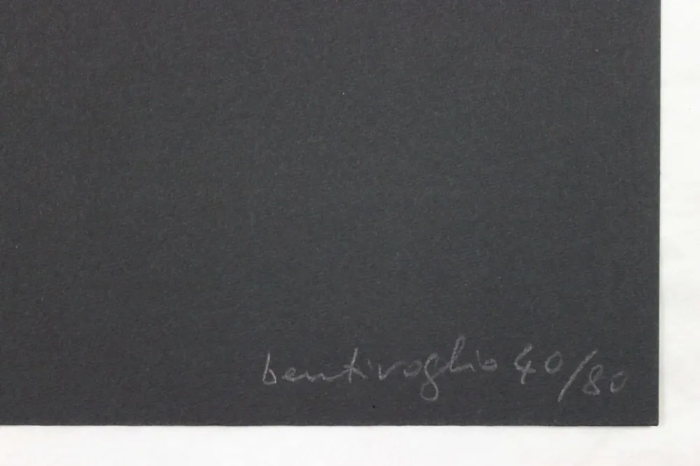 BENTIVOGLIO Mirella, Coincidentia oppositorum, 1988, Serigrafí original firmada