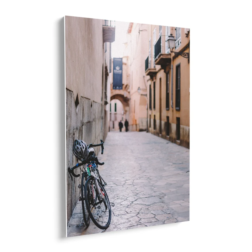 Bicicletas en la Calle Poster