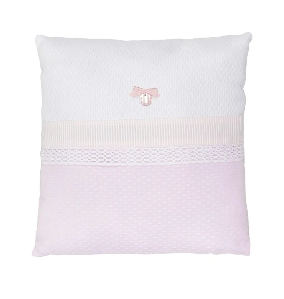 Cojín Decoración Infantil Venecia Rosa Bimbi Class