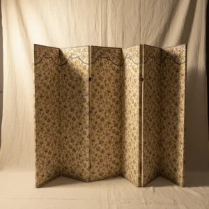 Biombo de Papel con Flores