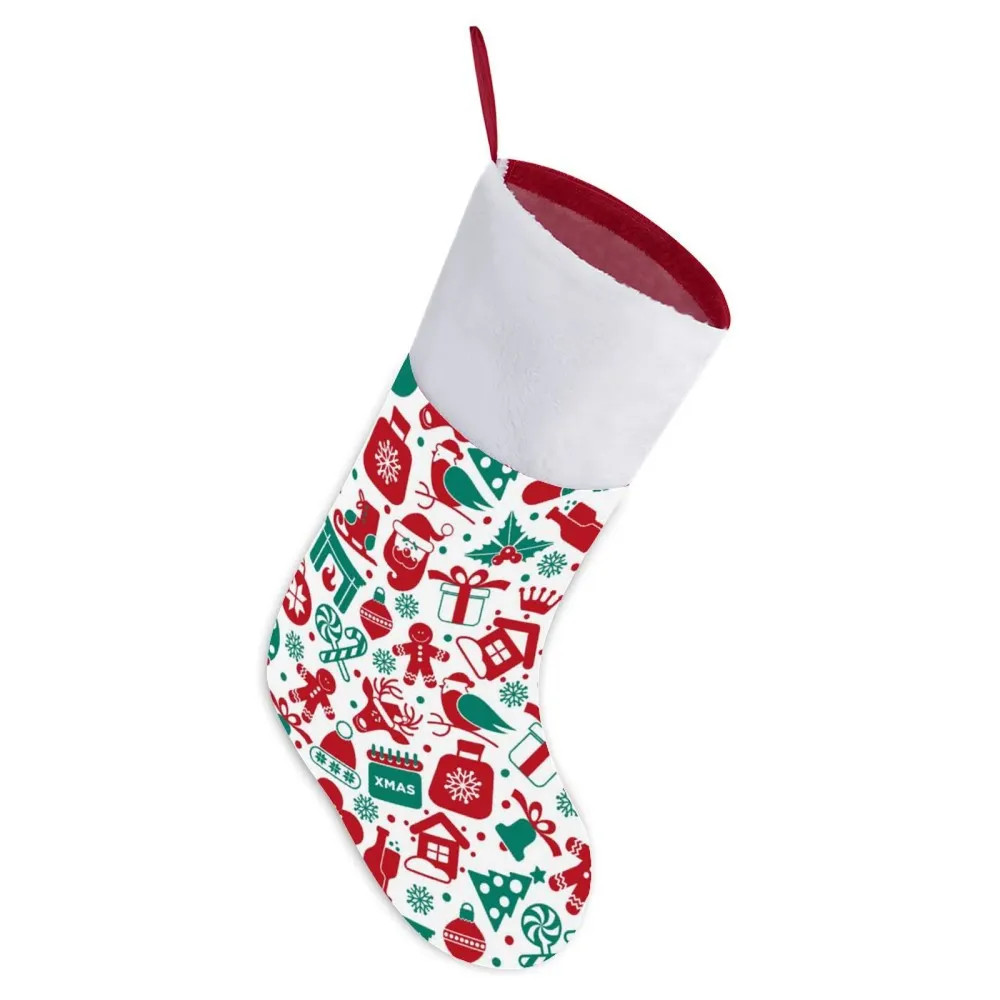 Inmortaliza Tu Recuerdo | Calcetín de Navidad Personalizado blank-online-Personalizar ahora
