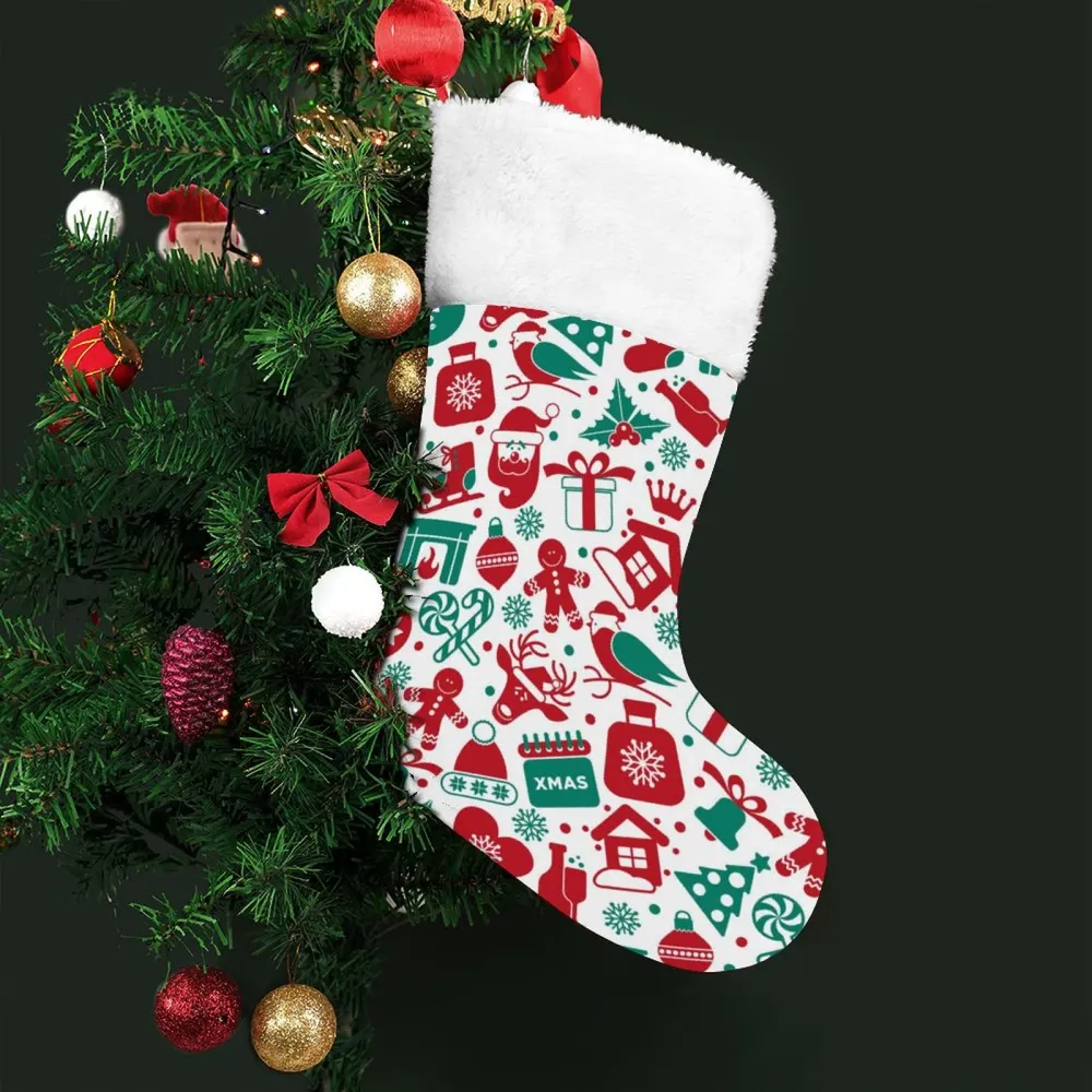 Inmortaliza Tu Recuerdo | Calcetín de Navidad Personalizado blank-online-Personalizar ahora
