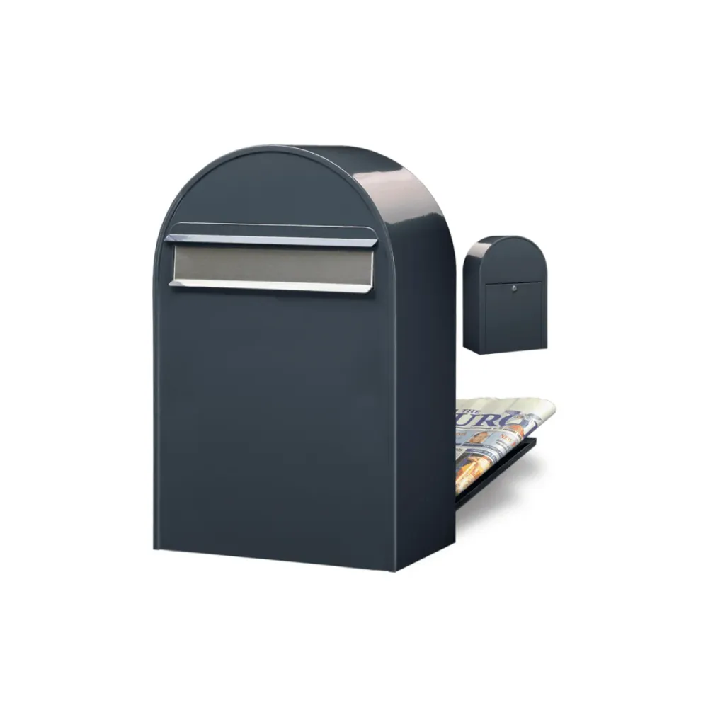 Bobi Classic B RAL 7016 gris oscuro/acero inoxidable