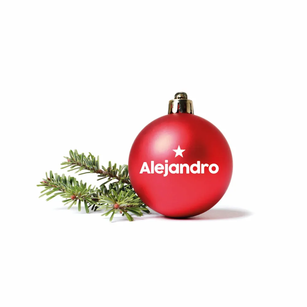 Bola Navidad personalizada