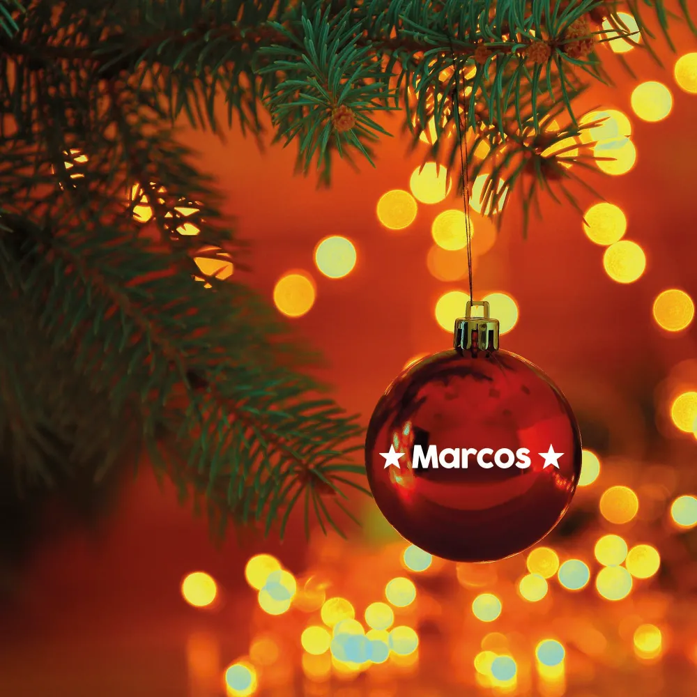 Bola Navidad personalizada
