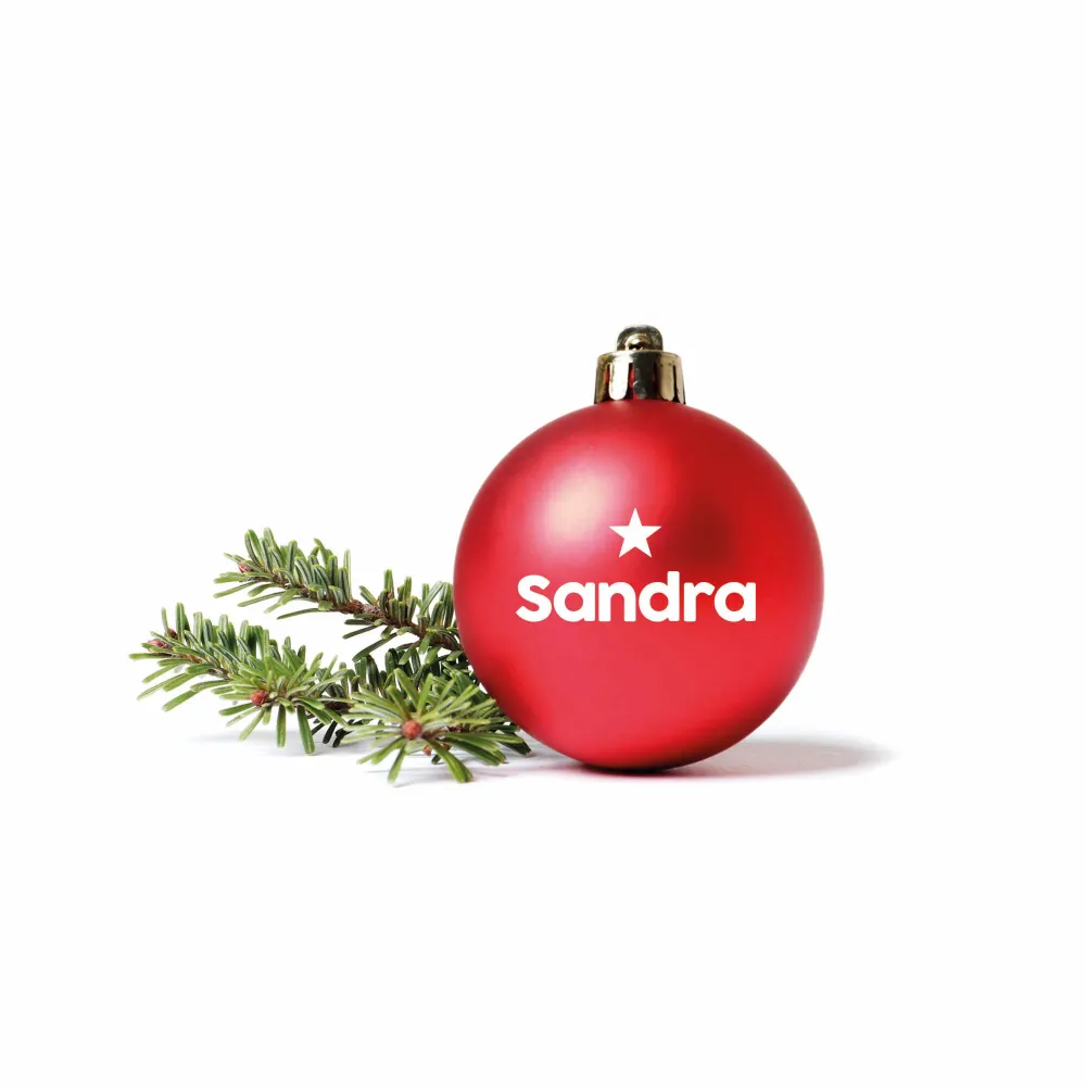 Bola Navidad personalizada