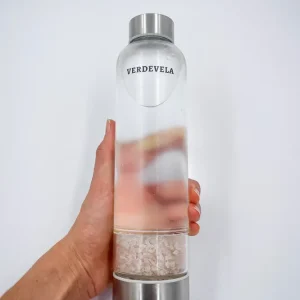 Botella Elixir Cuarzo Rosa Chips | Amor - Autoestima