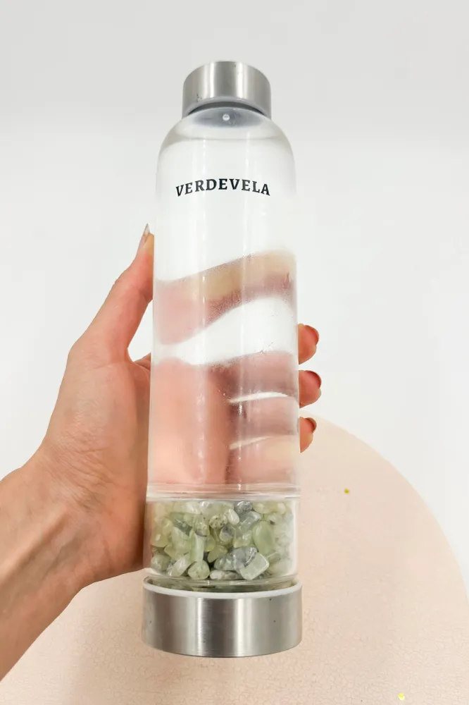 Botella Elixir Prehnita Chips | Abundancia - Positividad