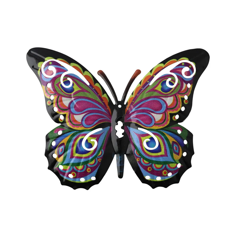 Mariposas En Metal Pvc Decoración Boton Promo SAS