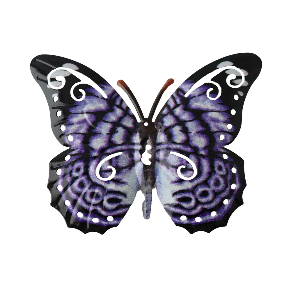 Mariposas En Metal Pvc Decoración Boton Promo SAS
