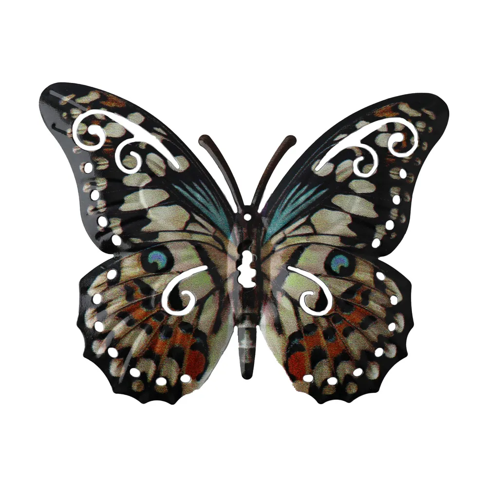 Mariposas En Metal Pvc Decoración Boton Promo SAS