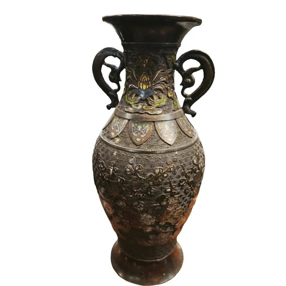 Jarrón cloissoné flores de cerezo Bucarest Art & Antiques