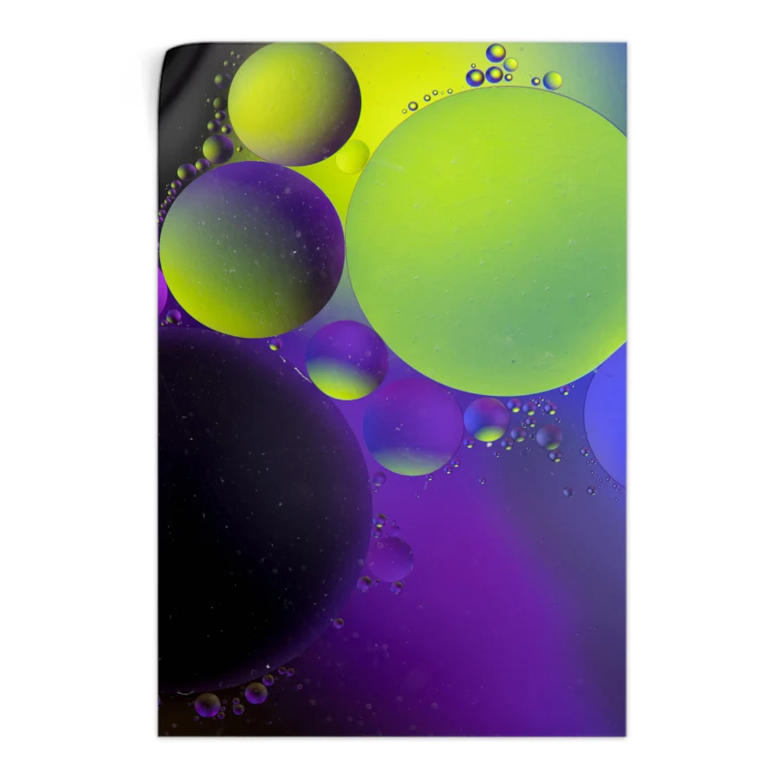Burbujas de Colores Poster
