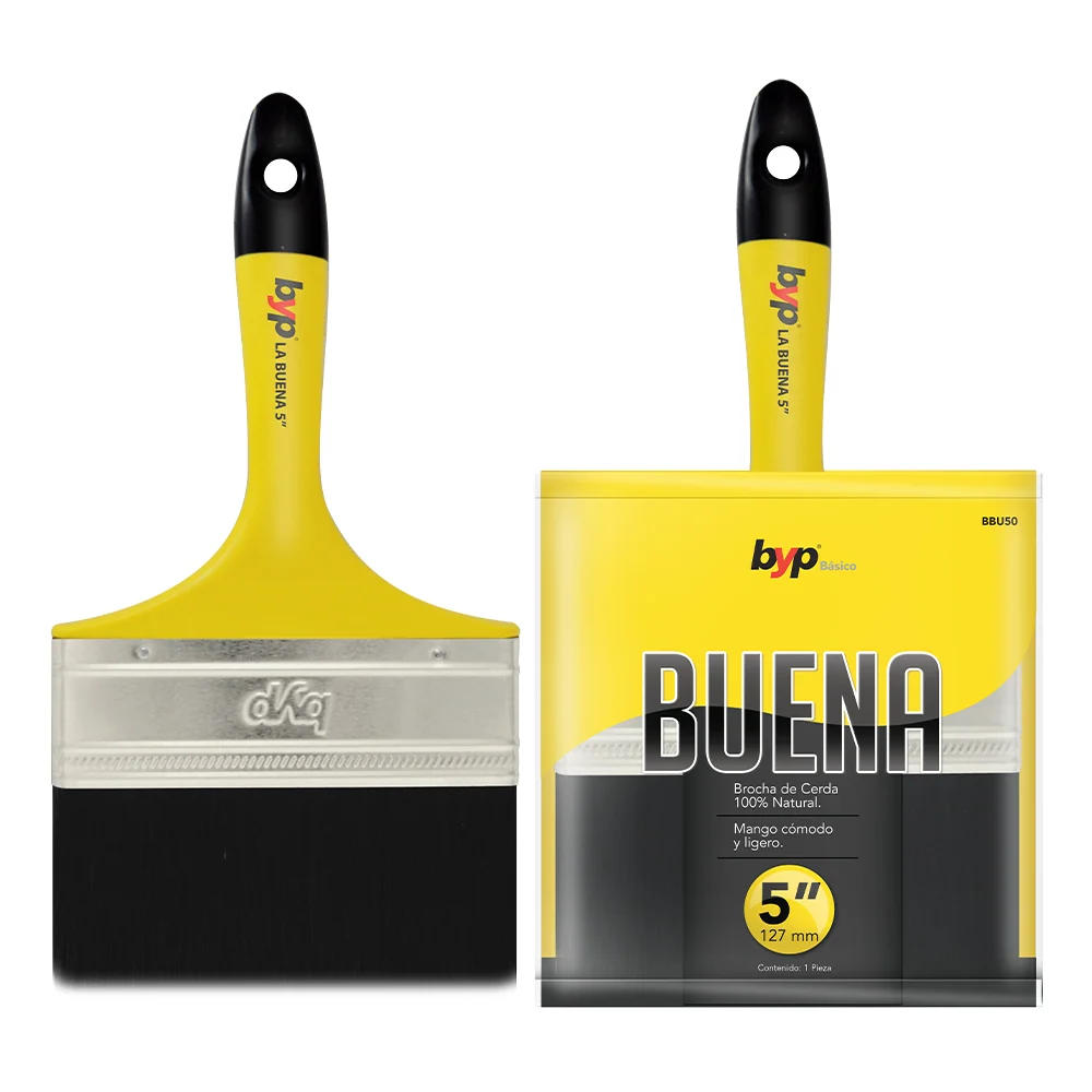 Brocha Cerda Natural La Buena Byp Bbu50 5"