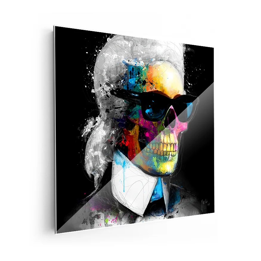 Calavera Músico Clásico Moderno Poster