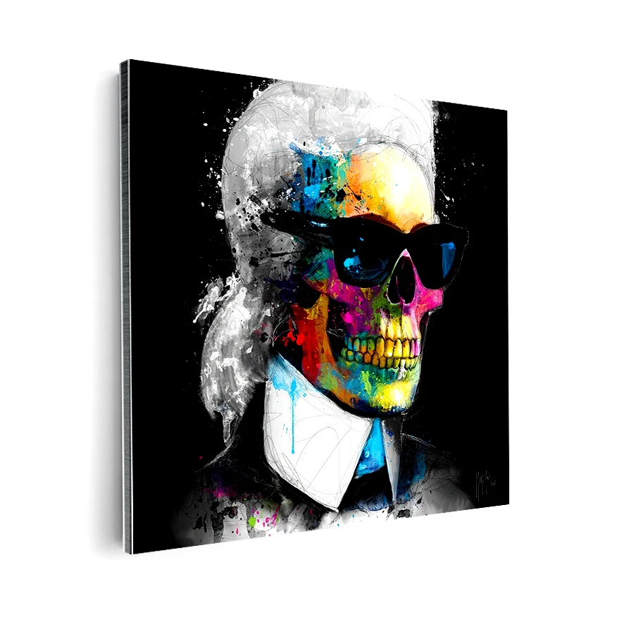 Calavera Músico Clásico Moderno Poster