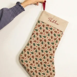 Calcetín de Navidad muñecos