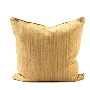 COJIN ESPIGA AMARILLO VIVO MISMA TELA 60 X 60 CM Canterano