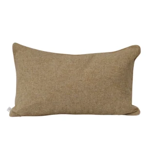 COJIN LANA ESPIGA DORADO CON VIVO BEIGE / 30 X 50 CM Canterano