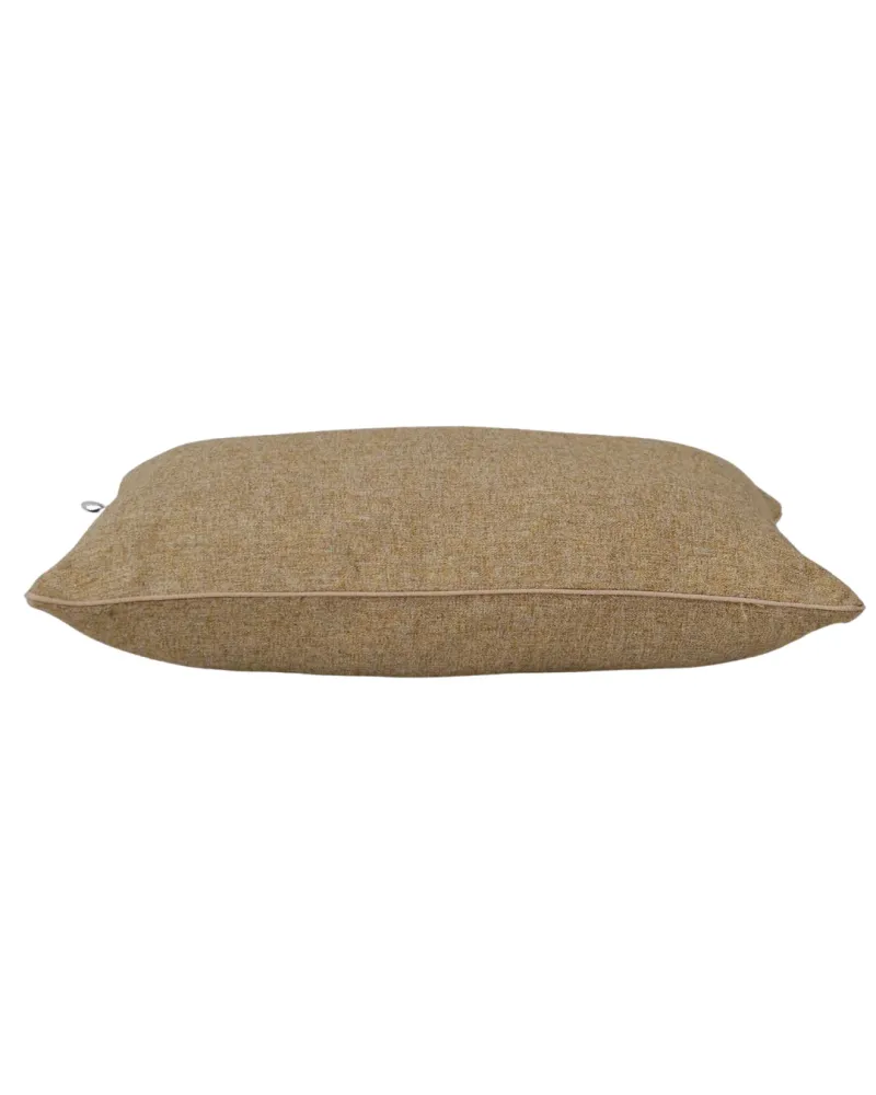 COJIN LANA ESPIGA DORADO CON VIVO BEIGE / 30 X 50 CM Canterano