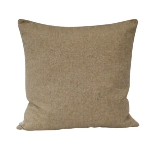 COJIN LANA ESPIGA DORADO CON VIVO BEIGE / 60 X 60 CM Canterano