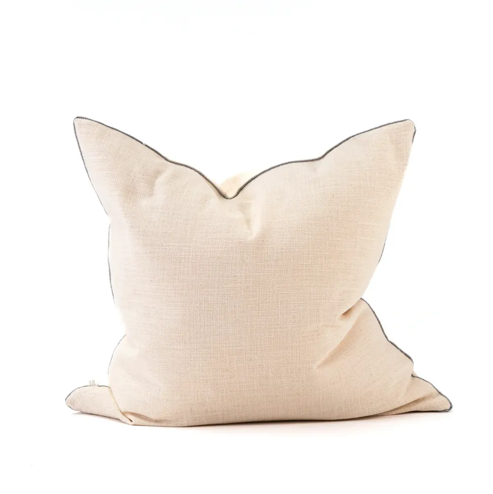 COJIN LINO CREMA VIVO RAYA PARIS 60 X 60 CM Canterano