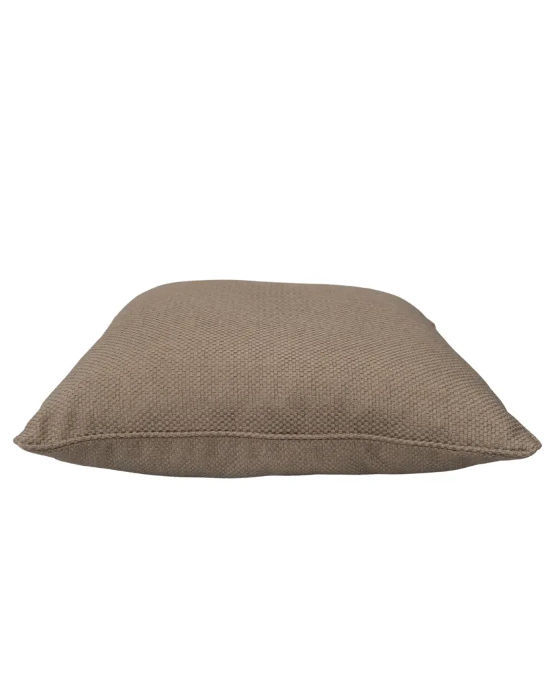 COJIN TAPIZ TRAMA BEIGE VIVO MISMA TELA / 60 X 60 CM Canterano